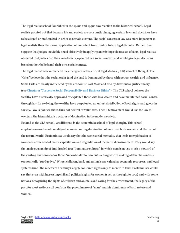 Business Law and the Legal Environment - Page 8